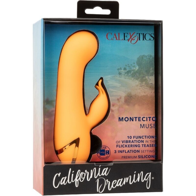 Vibratore Calexotics Montecito Muse Rabbit Orange By California Dreaming - CALEXOTICS - Vibratori Rabbit | erosidea.com