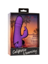 Vibratore Calexotics Manhattan Beach Marvel Rabbit Viola Di California Dreaming - CALEXOTICS - Vibratori Rabbit | erosidea.com