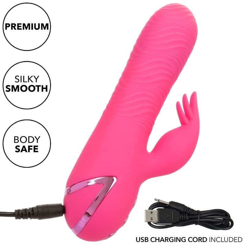 Vibratore Calexotics Sacramento Sweetie Rabbit Pink By California Dreaming - CALEXOTICS - Vibratori Rabbit | erosidea.com