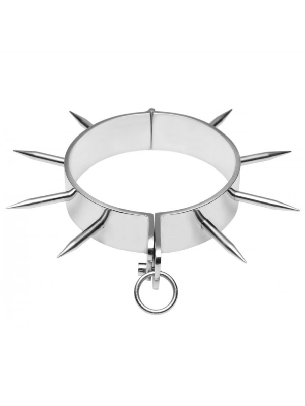 Metal Hard - Collare Schiavo Bdsm Con Punti - METAL HARD - Collari e Guinzagli | erosidea.com