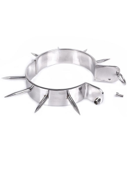 Metal Hard - Collare Schiavo Bdsm Con Punti - METAL HARD - Collari e Guinzagli | erosidea.com
