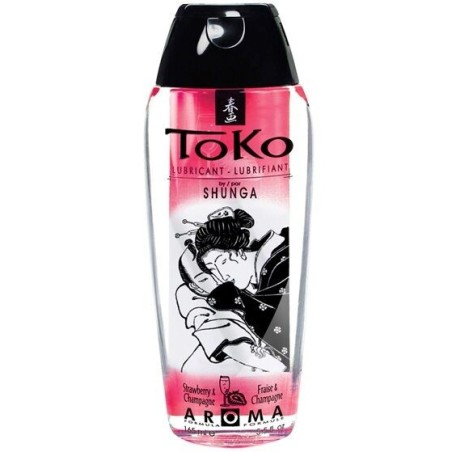 Aroma Lubrificante Toko Fragola E Champagne - SHUNGA LUBRICANTS - Aromatizzati e Commestibili | erosidea.com