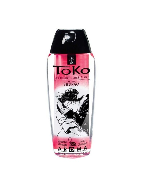 Aroma Lubrificante Toko Fragola E Champagne - SHUNGA LUBRICANTS - Aromatizzati e Commestibili | erosidea.com