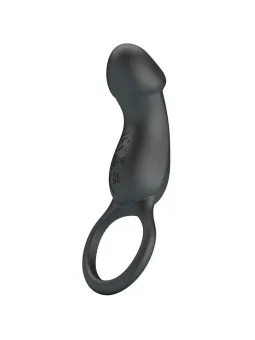 Trae Anello Vibrante Con Stimolatore Nero