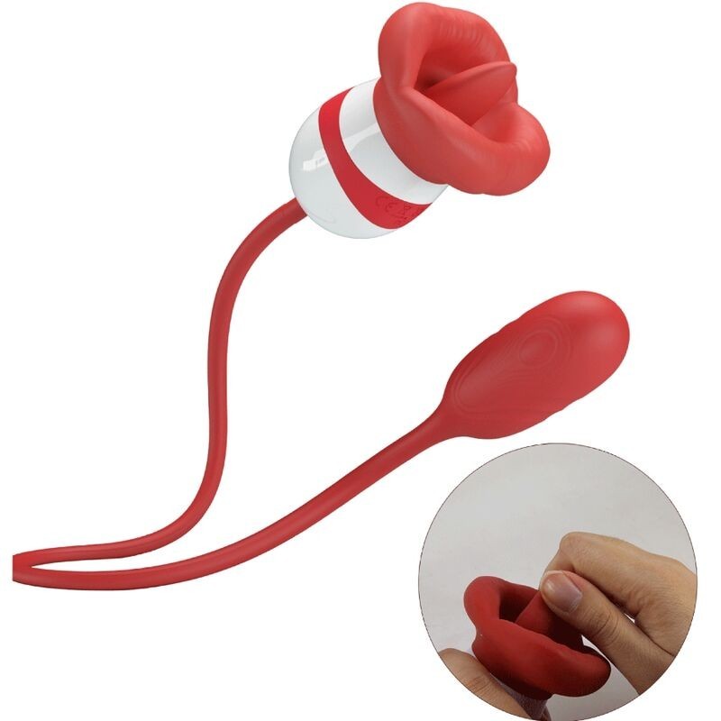 Masturbatore Aliyah Bocca Rosso - PRETTY LOVE - Stimolatori | erosidea.com
