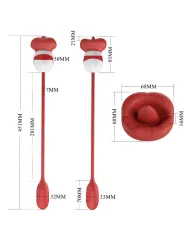 Masturbatore Aliyah Bocca Rosso - PRETTY LOVE - Stimolatori | erosidea.com
