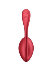 Shiny Petal Stimolatore Con Telecomando G-Point Rosso App Gratuita - SATISFYER PARTNER - Stimolatori | erosidea.com