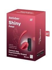 Shiny Petal Stimolatore Con Telecomando G-Point Rosso App Gratuita - SATISFYER PARTNER - Stimolatori | erosidea.com