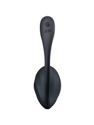 Satisfyer - Ribbed Petal Stimolatore Punto G Telecomando Nero App Gratuita - SATISFYER PARTNER - Vibratori con App | erosidea.com