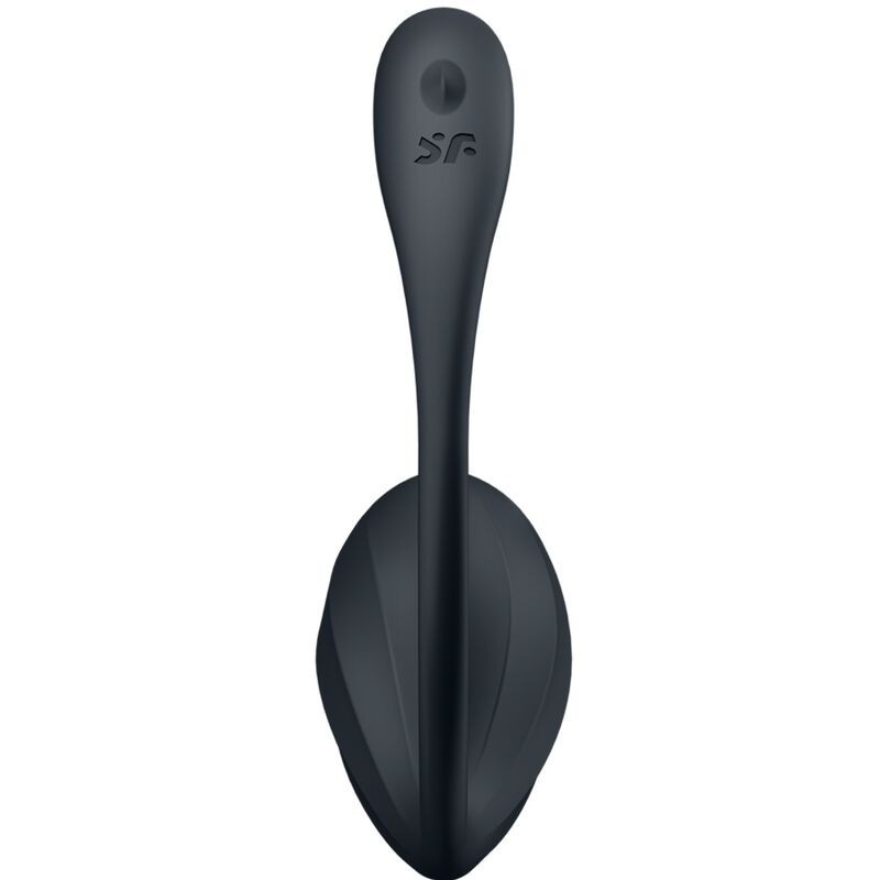 Satisfyer - Ribbed Petal Stimolatore Punto G Telecomando Nero App Gratuita - SATISFYER PARTNER - Vibratori con App | erosidea.com