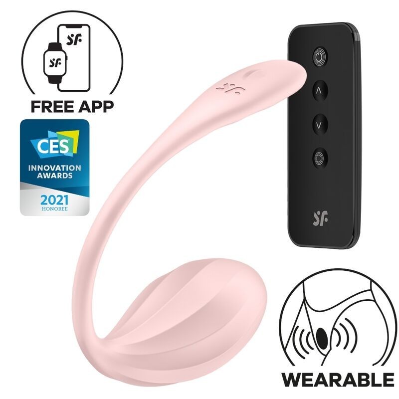 Satisfyer - Ribbed Petal Stimolatore Con Telecomando G Point Rose App Free - SATISFYER PARTNER - Stimolatori | erosidea.com