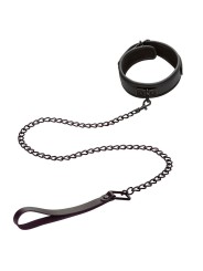 Calexotics - Nocturnal Collare E Guinzaglio In Pelle Regolabile Nero - CALEXOTICS - Collari e Guinzagli | erosidea.com