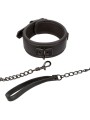 Calexotics - Nocturnal Collare E Guinzaglio In Pelle Regolabile Nero - CALEXOTICS - Collari e Guinzagli | erosidea.com