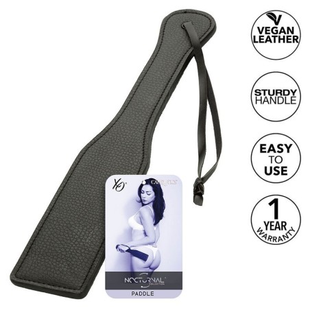 Calexotics - Nocturnal Pelle Paddle Nera - CALEXOTICS - Fruste e Sculacciatori | erosidea.com