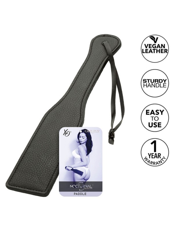Calexotics - Nocturnal Pelle Paddle Nera - CALEXOTICS - Fruste e Sculacciatori | erosidea.com