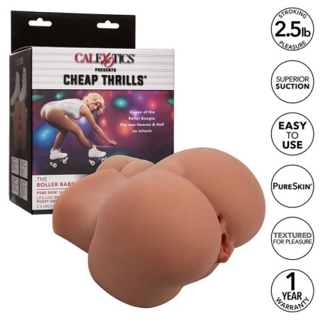 Masturbatore Calexotics The Roller Babe Doppio Realistico Flesh - CALEXOTICS - Masturbatori Maxi | erosidea.com