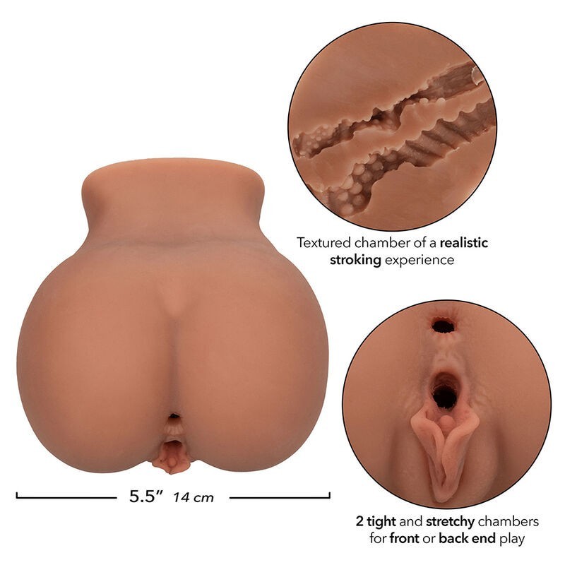 Masturbatore Calexotics The Roller Babe Doppio Realistico Flesh - CALEXOTICS - Masturbatori Maxi | erosidea.com