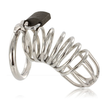 Metal Hard - Dispositivo Di Castit Con Anello A Gabbia - METAL HARD - Costrittivi | erosidea.com