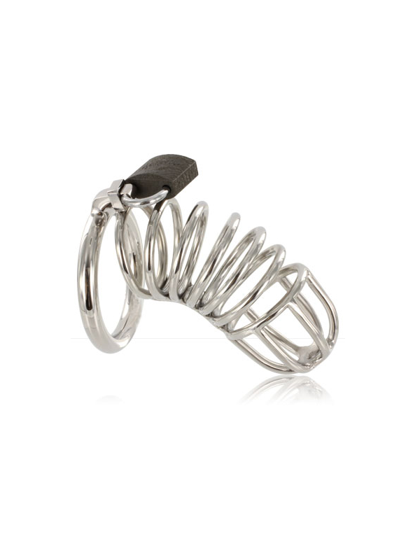 Metal Hard - Dispositivo Di Castit Con Anello A Gabbia - METAL HARD - Costrittivi | erosidea.com