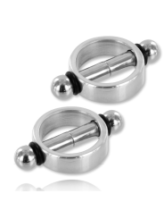 Metal Hard - Morsetti Per Capezzoli Magnetici Coppia - METAL HARD - Pinzette Capezzoli | erosidea.com