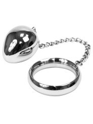 Metal Hard - Anello Cock 45Mm + Catena Con Sfera In Metallo - METAL HARD - Costrittivi | erosidea.com