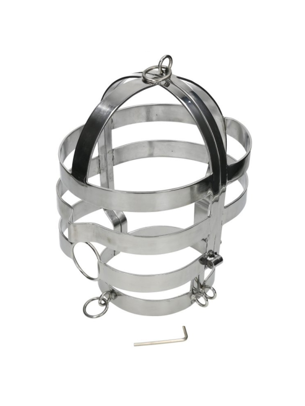 Metal Hard - Maschera Con Collana In Acciaio - METAL HARD - Maschere e Cappucci | erosidea.com