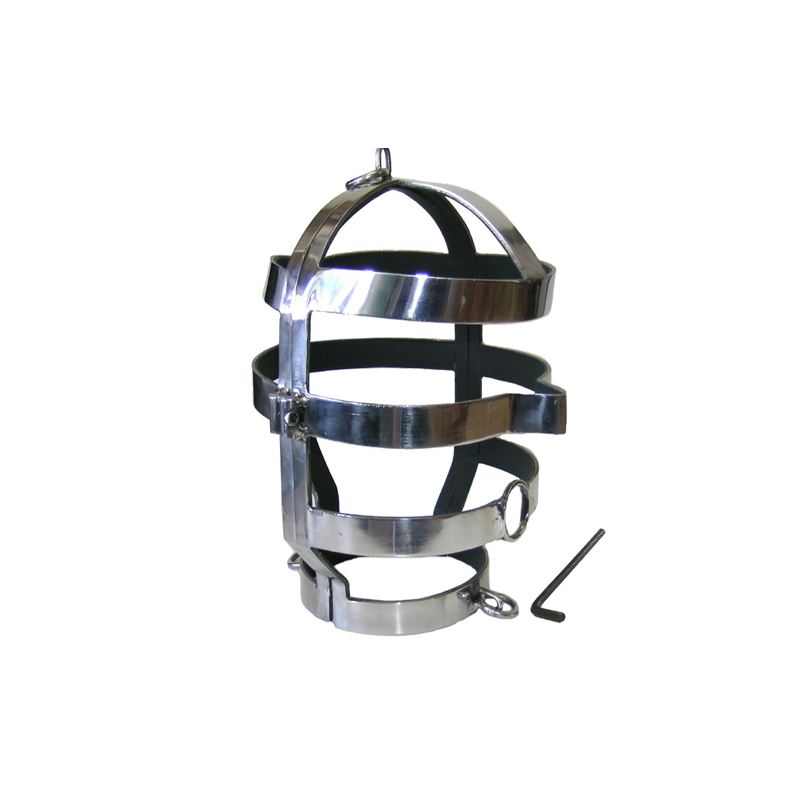 Metal Hard - Maschera Con Collana In Acciaio - METAL HARD - Maschere e Cappucci | erosidea.com