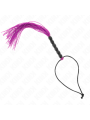 Kink - Mini Frusta In Silicone Con 6 Perline Viola 26 Cm - KINK IMPACT & TOUCH - Fruste e Sculacciatori | erosidea.com