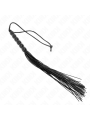 Kink - Mini Frusta In Silicone Con 6 Perline Nere 26 Cm - KINK IMPACT & TOUCH - Fruste e Sculacciatori | erosidea.com