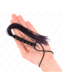 Kink - Mini Frusta In Silicone Con 6 Perline Nere 26 Cm - KINK IMPACT & TOUCH - Fruste e Sculacciatori | erosidea.com