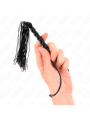 Kink - Mini Frusta In Silicone Con 6 Perline Nere 26 Cm - KINK IMPACT & TOUCH - Fruste e Sculacciatori | erosidea.com