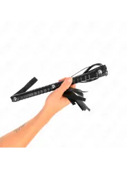 Kink - Frusta Con Manico Nero Strutturato 485 Cm - KINK IMPACT & TOUCH - Fruste e Sculacciatori | erosidea.com