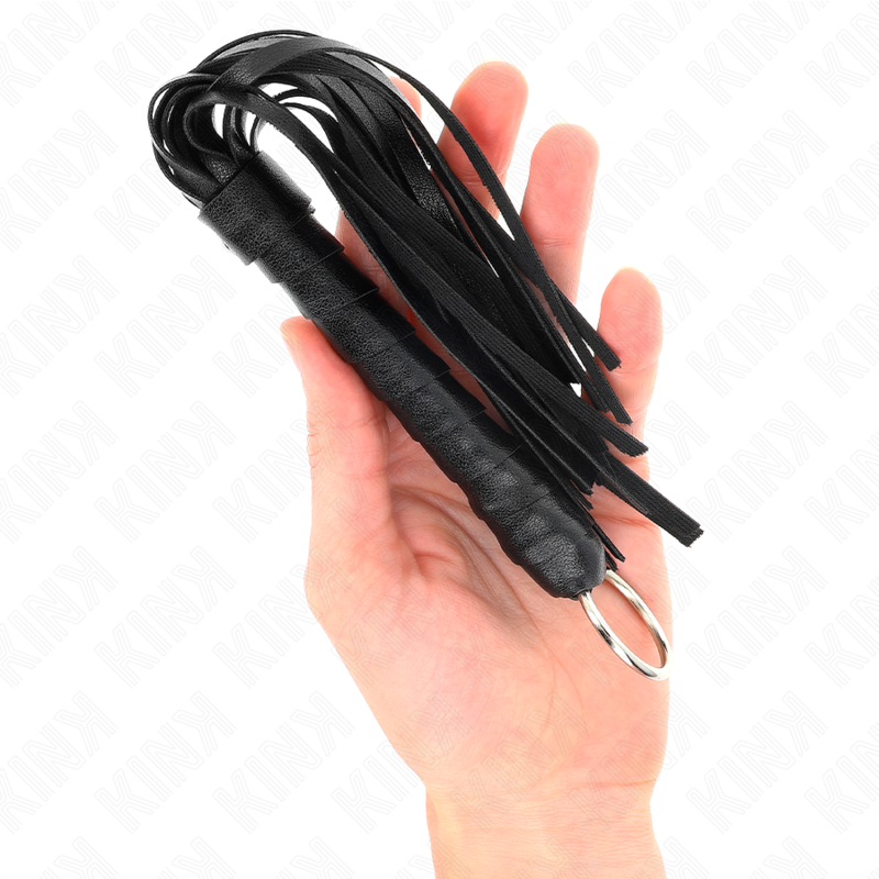 Kink - Mini Frusta Nera Semplice 28 Cm - KINK IMPACT & TOUCH - Fruste e Sculacciatori | erosidea.com