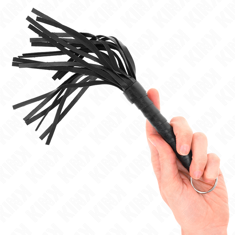 Kink - Mini Frusta Nera Semplice 28 Cm - KINK IMPACT & TOUCH - Fruste e Sculacciatori | erosidea.com