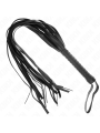 Kink - Frusta Negro Manico Corto Coda Lunga 70 Cm - KINK IMPACT & TOUCH - Fruste e Sculacciatori | erosidea.com