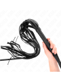 Kink - Frusta Negro Manico Corto Coda Lunga 70 Cm - KINK IMPACT & TOUCH - Fruste e Sculacciatori | erosidea.com