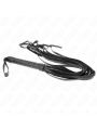 Kink - Frusta Negro Manico Corto Coda Lunga 70 Cm - KINK IMPACT & TOUCH - Fruste e Sculacciatori | erosidea.com