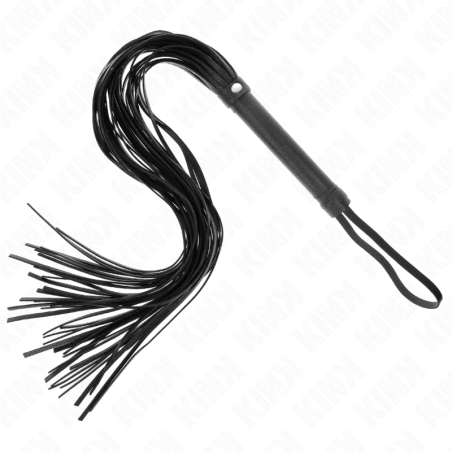 Kink - Frusta In Pvc Morbido Nero 70 Cm - KINK IMPACT & TOUCH - Fruste e Sculacciatori | erosidea.com