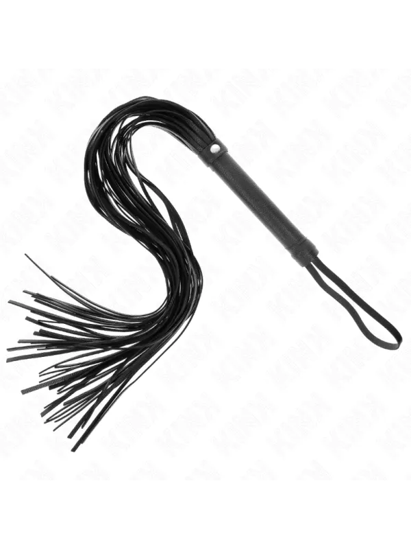 Kink - Frusta In Pvc Morbido Nero 70 Cm - KINK IMPACT & TOUCH - Fruste e Sculacciatori | erosidea.com