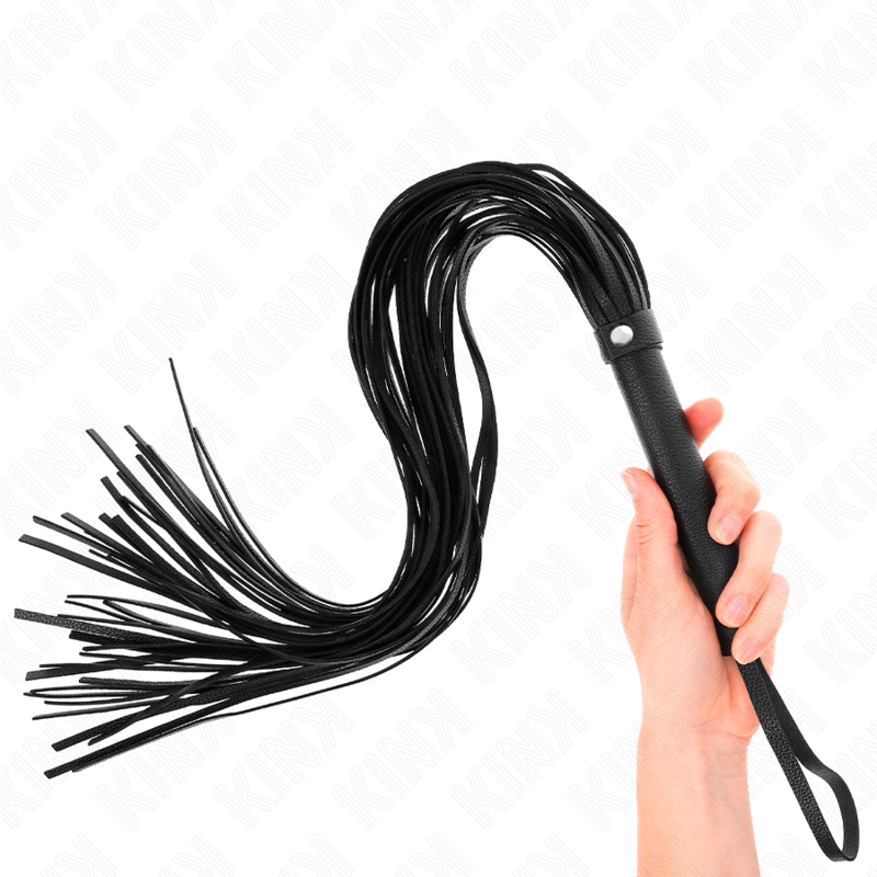Kink - Frusta In Pvc Morbido Nero 70 Cm - KINK IMPACT & TOUCH - Fruste e Sculacciatori | erosidea.com
