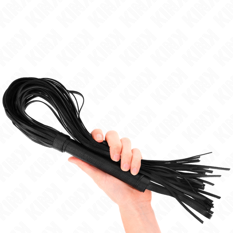 Kink - Frusta In Pvc Morbido Nero 70 Cm - KINK IMPACT & TOUCH - Fruste e Sculacciatori | erosidea.com