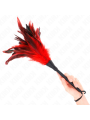 Kink - Piume Di Pollo Sollegato A Forma Di Corno Rosso 36 Cm - KINK IMPACT & TOUCH - Fruste e Sculacciatori | erosidea.com
