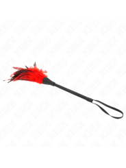 Kink - Piume Di Pollo Sollegato A Forma Di Corno Rosso 36 Cm - KINK IMPACT & TOUCH - Fruste e Sculacciatori | erosidea.com