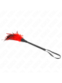 Kink - Piume Di Pollo Sollegato A Forma Di Corno Rosso 36 Cm - KINK IMPACT & TOUCH - Fruste e Sculacciatori | erosidea.com