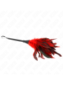 Kink - Piume Di Pollo Sollegato A Forma Di Corno Rosso 36 Cm - KINK IMPACT & TOUCH - Fruste e Sculacciatori | erosidea.com