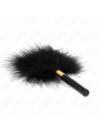 Kink - Piume Tickle In Metallo Oro Nero 18 Cm - KINK IMPACT & TOUCH - Fruste e Sculacciatori | erosidea.com