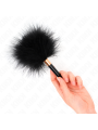 Kink - Piume Tickle In Metallo Oro Nero 18 Cm - KINK IMPACT & TOUCH - Fruste e Sculacciatori | erosidea.com