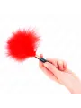 Kink - Piume Tickle In Metallo Oro Rosso 18 Cm - KINK IMPACT & TOUCH - Fruste e Sculacciatori | erosidea.com