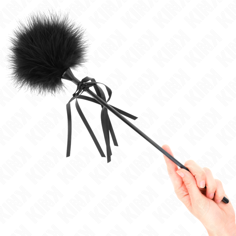 Kink - Piume Tickle Con Fiocco 35 Cm - KINK IMPACT & TOUCH - Fruste e Sculacciatori | erosidea.com