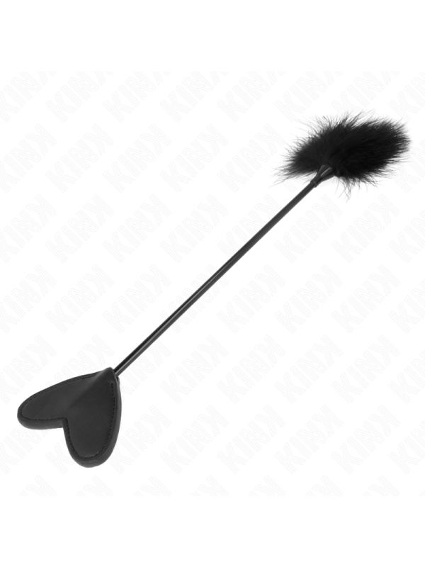 Kink - Piume Solletico Con Cuore Pagaia 31 Cm - KINK IMPACT & TOUCH - Fruste e Sculacciatori | erosidea.com
